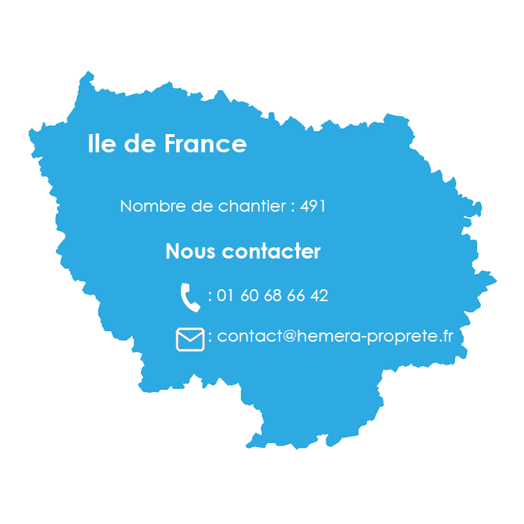 Informations en rapport avec l'implantation de l'entreprise en région Île-de-France