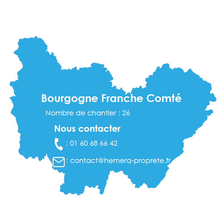 Informations en rapport avec l'implantation de l'entreprise en région Bourgogne Franche-Comté