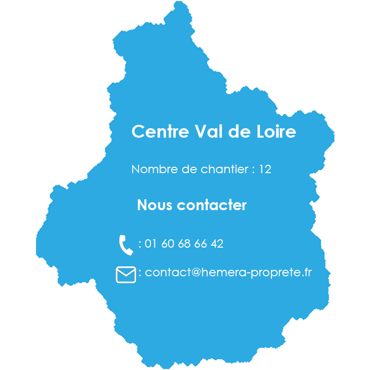Informations en rapport avec l'implantation de l'entreprise en région Centre Val-de-Loire